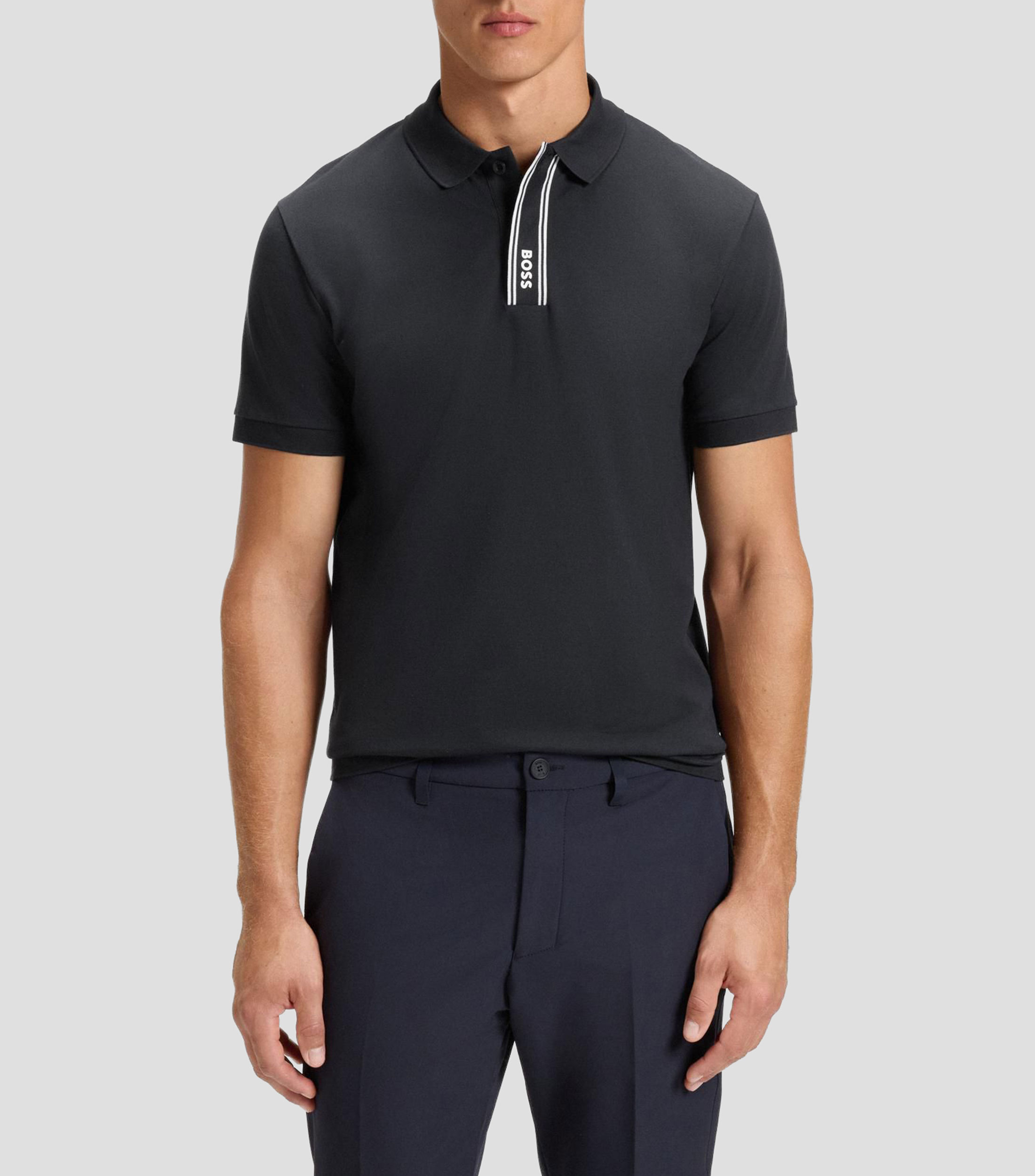 Playera tipo polo manga corta Hombre
